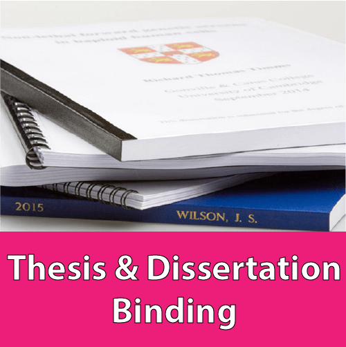 Dissertation Binding Dunfermline